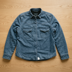 Camisa de Mezclilla para Hombre, Manga Larga, con Cuello - Product Image 3