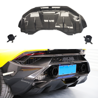 Kit carrosserie arrière en fibre de carbone sèche de haute qualité Tecnica Style 3k pour Lamborghini Huracan LP580 LP610, kit léger pour mise à niveau
