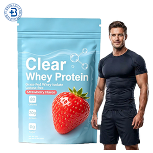 Proteína de Suero de Leche Aislada Transparente de Marca Privada OEM, Ganador de Masa Muscular de 5 kg, Suplementos Deportivos al por Mayor, Proteína de Suero de Leche Transparente a Granel - Product Image 1