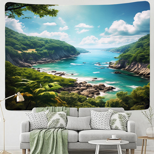 Gahum Pratique Offre Spéciale Sapin de Noël Tapisserie Vente en Gros Professionnel Meilleur Prix de Tapisserie Tissu de Bambou - Product Image 2