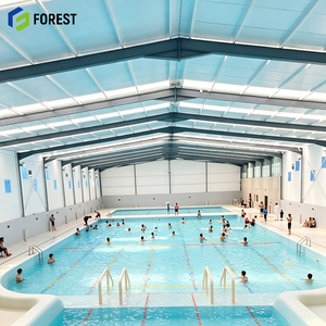 Complexe aquatique modulaire préfabriqué en acier à grande capacité de charge, centre aquatique à portée libre préfabriqué - Product Image 1