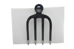 Fourche de jardin à 4 branches avec manche en bois, fourche de jardin pour creuser - Product Image 5