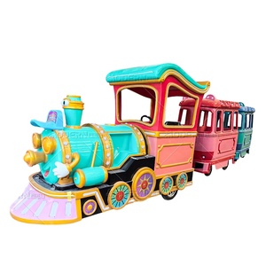 รถไฟเด็กแบบไร้ราง ใช้แบตเตอรี่ สำหรับเล่นทั้งในร่มและกลางแจ้ง ยี่ห้อดอตโต้ - Product Image 1