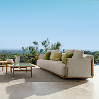 Modernes Outdoor-Teakholz-Sessel-Set: Ergonomisch, wetterfest, umweltfreundlich, langlebig – ideal für Poolbereiche, versenkte Innenhöfe und Essbereiche