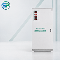 Stabilisateur de tension triphasé à bobine en cuivre pur 120 kVA 380 V, régulateur automatique pour utilisation en charge pleine et continue 24h/24, 7j/7
