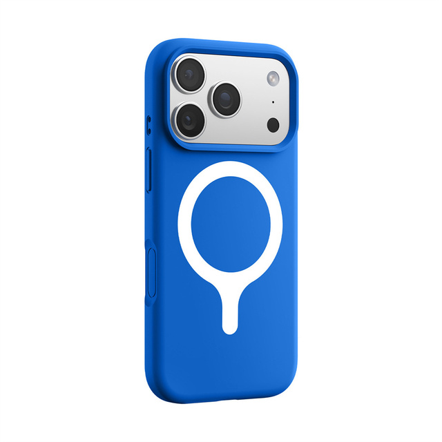 New Design Soft Silicone Magnetic Mobile Phone Case for iPhone 17 Pro Max 16 Pro Luxury Shockproof Protective Phone Back Cover