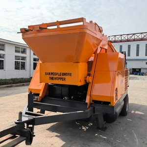 Various Mechanical Equipment <b>Small</b> Concrete Mixer with Passing <b>Pump</b> Feeding Dry Mix and - Product Image 2