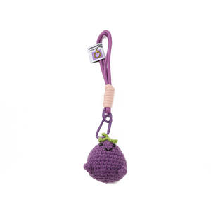 Porte-clés en crochet en <span class=keywords><strong>laine</strong></span> tissée <span class=keywords><strong>à</strong></span> la main, petit pendentif végétal en peluche, porte-clés mignon - Product Image 5