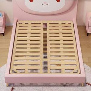 Letto Singolo da Bambina Rosa <span class=keywords><strong>My</strong></span> Melody Stile Principessa con Sponda di Sicurezza per Uso Domestico in Legno Massiccio Artistico - Product Image 5