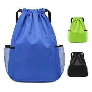 Рекламный Пользовательский логотип водонепроницаемый шоппинг для плавания тренажерный зал, спортивный открытый кемпинг рюкзак для хранения сумки на шнурке/