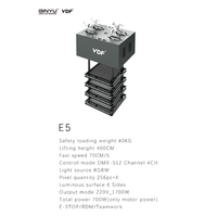 2025 plus récent cinétique Led scène lumière RGBW changement de couleur DMX512 système Led balle de levage pour Dj fête boîte de nuit