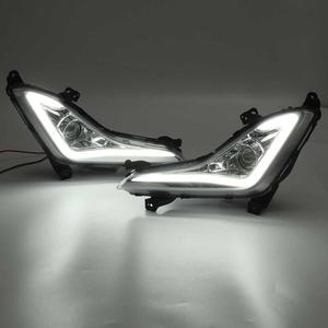 Đèn <span class=keywords><strong>LED</strong></span> Chạy Ban Ngày DRL Cho Hyundai <span class=keywords><strong>Elantra</strong></span> 2014 - 2016 Với Đèn Sương Mù Phụ Tùng Xe Hơi Phụ Kiện Xe Phụ Kiện Phản Xạ - Product Image 6