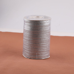 Gold and Silver Gift <b>Ribbons</b> Rope 28033 Plastic Resin Plated <b>Wedding</b> Decoration Cake Box for Gift Packaging - Product Image 2