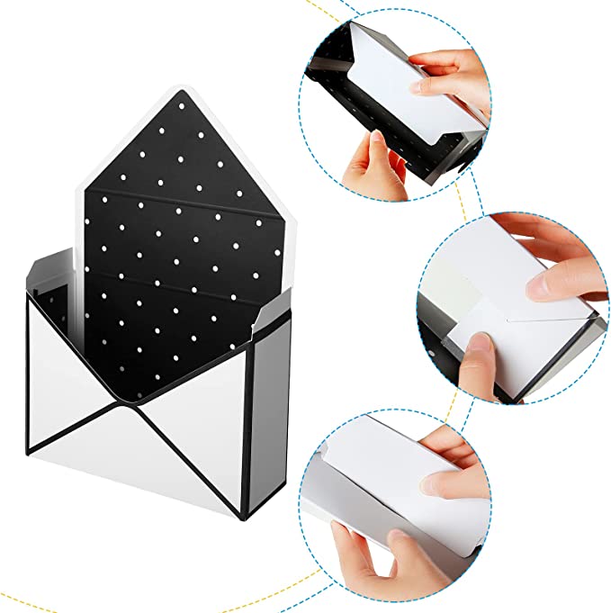 5 Pieces Florist Bouquet Envelope Box Flower Envelope Paper Boxes Flower Paper Packaging Present Craft Paper boxes for We