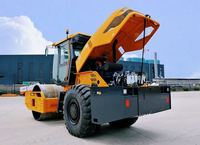 Nouvelle rouleuse vibrante à tambour unique SR26H-C6 de 26 tonnes avec moteur et pompe pour le compactage de la base de chaussée