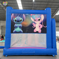 Château gonflable AirFunPro en PVC avec toboggan et trampoline, facile à installer pour enfants et adultes, fourni par l'usine
