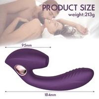 Vibrierender und Klitoris-Saugender 2-in-1 Vibrator mit Doppelstimulation, Erotikspielzeug für Frauen und Paare, Sexmaschine