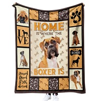 Couverture en flanelle Black Bull Terrier Mom, couverture de sieste légère et résistante à la décoloration pour la chaleur hivernale, taille personnalisée