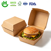 Scatole per Hamburger Personalizzate all'Ingrosso, Contenitori a Conchiglia per Fast Food e Catering