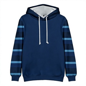 Sudadera con Capucha para Hombre, Invierno, 100% Algodón, Felpa, Sólida, Bordada, Transpirable, Ecológica, con Bolsillo - Product Image 2