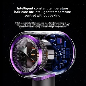 Secador de Pelo Eléctrico con Motor de Corriente Continua de Alta Velocidad 2400W 110-120V, Fuerte Flujo de Aire Frío y Caliente para Uso Doméstico y en Salones de Belleza - Product Image 5