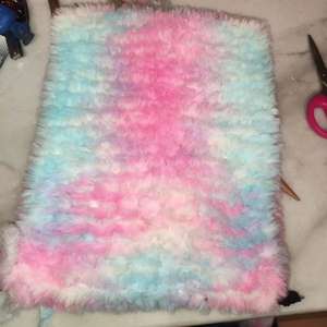 เส้นด้ายขนยาวเลียนแบบ100กรัมเส้นด้ายขนกระต่ายขนมิงค์สำหรับเสื้อกันหนาวผ้าพันคอหมวกตุ๊กตา - Product Image 5