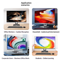 Ordinateur de bureau tout-en-un Acerr 23,8 pouces Shuqi A6670, génération i5-12400, 8 Go / 16 Go de RAM, 256 Go / 512 Go de SSD, Windows 10/11 Pro