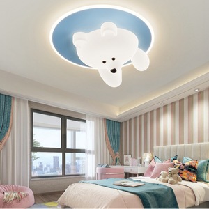 Baby Room per bambini luce da soffitto carina orso decorazione per la casa nuvola cerchio minimalista creativo di lusso <span class=keywords><strong>lampadario</strong></span> a LED - Product Image 4
