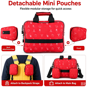 Sac médical portable de gros pour le transport, sac de rangement pour médicaments, petite trousse de premiers secours de voyage - Product Image 4
