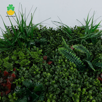 Haie d'herbe artificielle pour jardin intérieur extérieur, décoration de toile de fond de mur de plantes de mariage, aménagement paysager de feuilles vertes