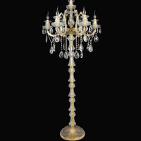 Lampe de table en cristal de haute qualité au design moderne avec lumière d'ambiance LED à intensité variable pour la décoration de la maison