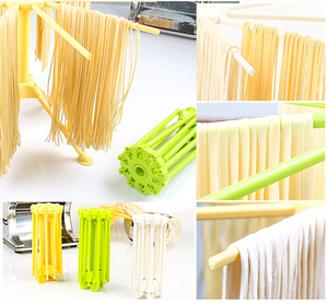 Pieghevole 10 bracci di plastica stendino per Pasta ripiegabile per Spaghetti freschi stendino per tagliatelle per cucina attrezzi per Pasta fatti <span class=keywords><strong>in</strong></span> <span class=keywords><strong>casa</strong></span> - Product Image 2