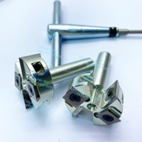 Tuoke OEM/ODM Fraiseuse Européenne 9120 à Vente Chaude #   Fraise à queue en carbure 45HRC avec revêtement AlTiN, tige de 8 mm, pour machine à bois