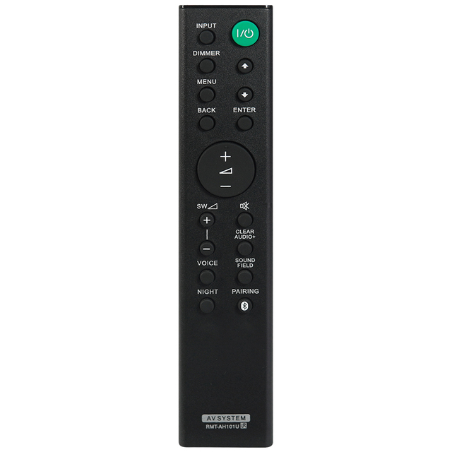 NEW RMT-AH101U Remote Control Fit for Sony Soundbar System HT-CT380 HT-CT780 SA-CT380 SA-WCT780