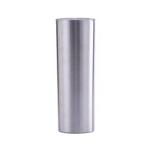 Custom 20oz Rainbow <b>Glitter</b> Straight Skinny Tumbler 600ml Vacuum Insulated Stainless Steel Coffee Mug - Product Image 4