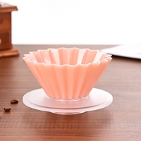 Coloré fait à la main café goutte à goutte filtre tasse maison petit gâteau résine goutteur PC verser sur café filtre tasse