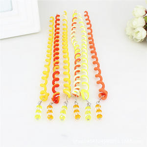 Nueva Llegada: Coleteros para Niños, Accesorios para el Cabello de Cerámica Suave, Cuerda Rizada, Lindos Accesorios para la Cabeza Infantil, Coletero Elástico Tipo Cable de Teléfono - Product Image 6