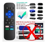 Télécommande de remplacement pour Roku Express/Premiere/Box/Player/pour Roku 1 2 3 4, NE PAS pour les modèles St