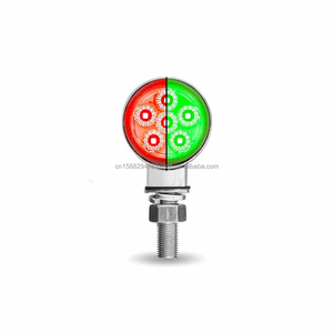 Luz LED Personalizada para Camión, Mini Marcador Lateral Redondo de Doble Cara de 1.8 Pulgadas, Indicador de Advertencia, Reflector, Luz de Freno y Reversa para Remolque - Product Image 4