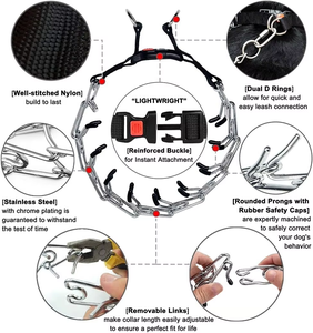 Collier d'entraînement pour chien NIBAO sans traction avec lien amovible et boucle à dégagement rapide - Product Image 4