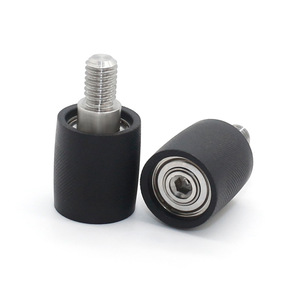 Rouleau en nylon PA66 revêtu de roulement avec surface moletée, résistant à l'usure, pour ligne de production automatique - Product Image 4