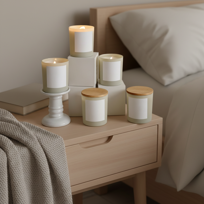 Custom Handmade Scented Candles Set Assorted