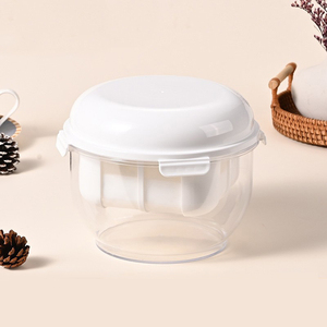 Yaourtière en plastique PP 3L avec couvercle à mailles fines pour yaourt grec, <span class=keywords><strong>fromage</strong></span> et lait végétal fait maison - Product Image 2