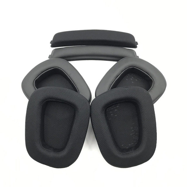 For Logitech G633 G933 G933S Professional Headset L R Cover Earpads Replacement  Headphone Cover Foam Cover Sponge Earmuffs