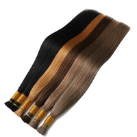 Cheveux humains Remy en gros pour la fabrication de perruques, texture naturelle, cuticules alignées, double tirage, doux et sans nœuds.