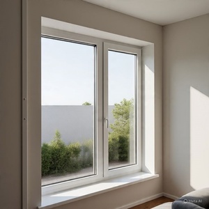 Fenêtre à battant en aluminium certifiée NFRC ALUFRONT avec grilles, fenêtre à économie d'énergie pour bâtiments résidentiels - Product Image 6