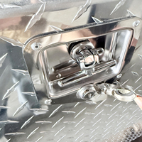 Boîte à outils en aluminium pour camions de livraison, légère, pratique, armoire à outils montée sur véhicule, résistante aux rayures, étanche, coffre à outils