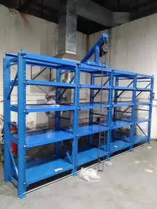 Étagère de stockage de cargaison d'entrepôt de tiroir en acier de support de moule en métal résistant