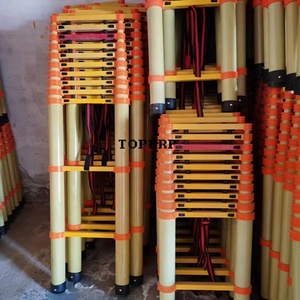 Insulation <b>Ladder</b> High Voltage Telescopic Fiberglass Frp Tool Box Escalera Industrial De Frp Step <b>Ladders</b> Accepted Frp Merdiven - Product Image 2
