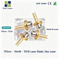 Industrielle Hochpräzisions-Original-780nm-Infrarot-Laserdiode 10mW Single Mode ROHM RLD78NZM5 TO-18 Gehäuse Durchsteckmontage